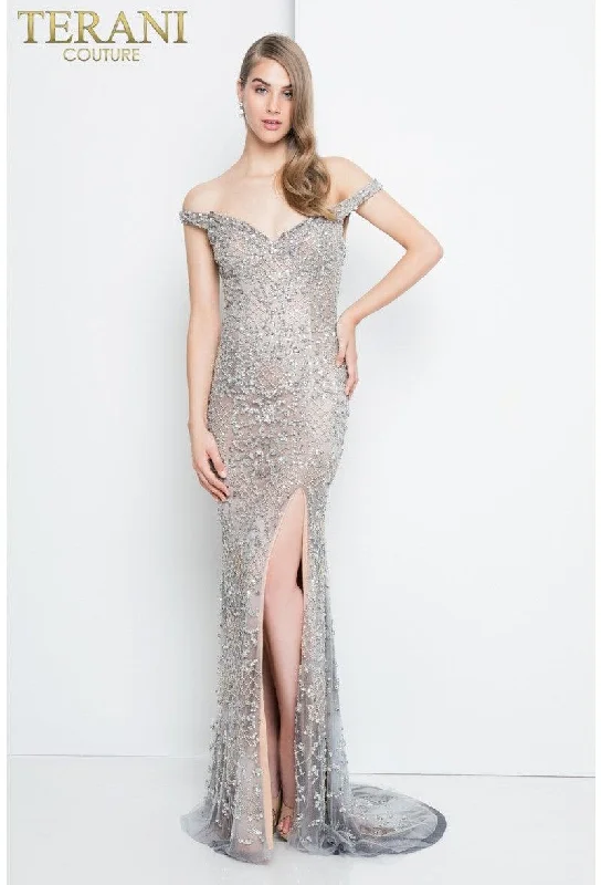 Exclusive Online Sale Terani Couture 1811P5261 Long Formal Prom Dress