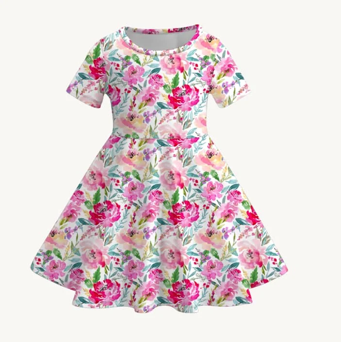 Comfortable Women’s Outfits SPRING FLORAL TWIRL DRESS - PREORDER