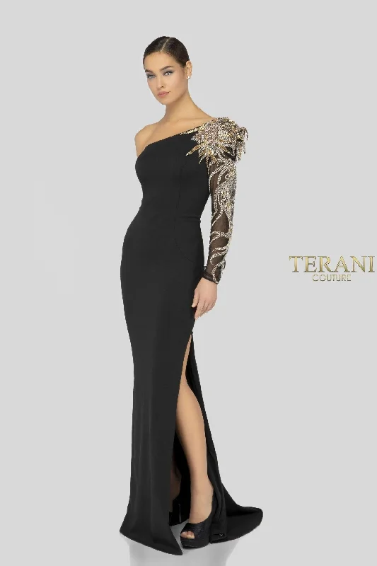 End of Season Sale Terani Couture 1911E9094 Long Formal Prom Gown