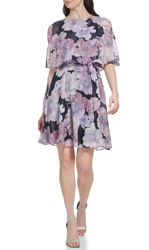 New Arrivals 8 - jessica howard purple floral chiffon dress