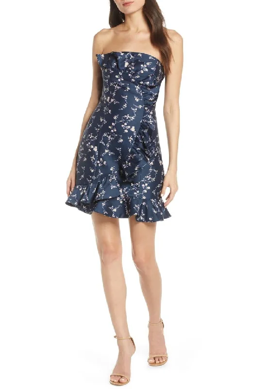 Hot Picks 6 - keepsake the label blue floral ruffle mini dress