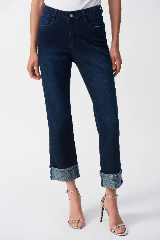 Online Boutique Clothing Joseph Ribkoff - Slim Fit Cropped Jeans