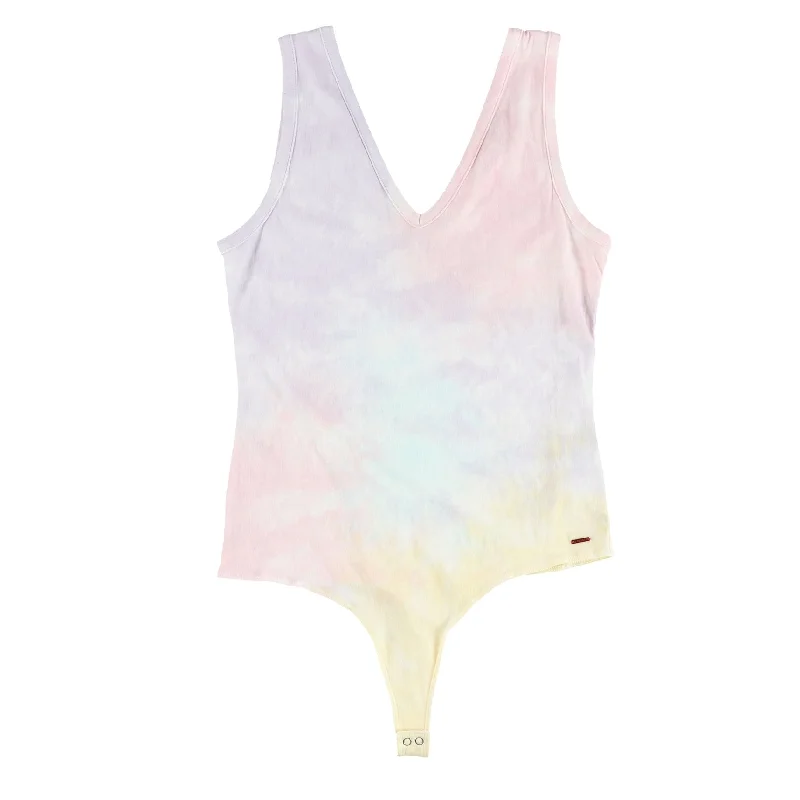 Chic Style, Always In Vogue n:philanthropy Womens Tie Dye Bodysuit Jumpsuit, Multicoloured, X-Large