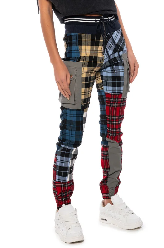 Flash Sale Starts MIND YOUR BUSINESS MULTICOLOR PLAID PANT