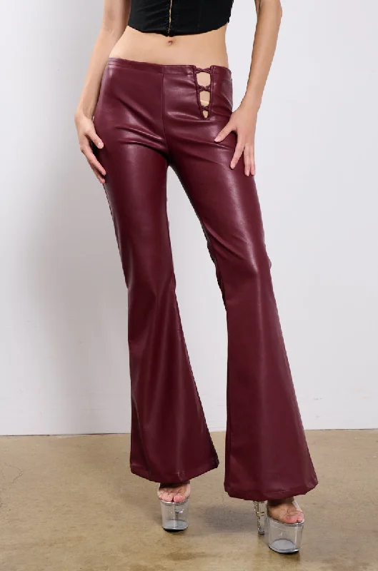 Online Boutiques Affordable SOMETHING ABOUT YOU FAUX LEATHER PANT