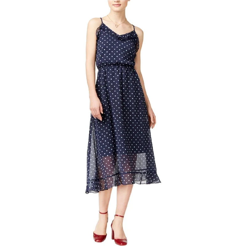 Elegant Attire For The Modern Lady maison Jules Womens Flowy Texture Midi Dress, Blue, XX-Small