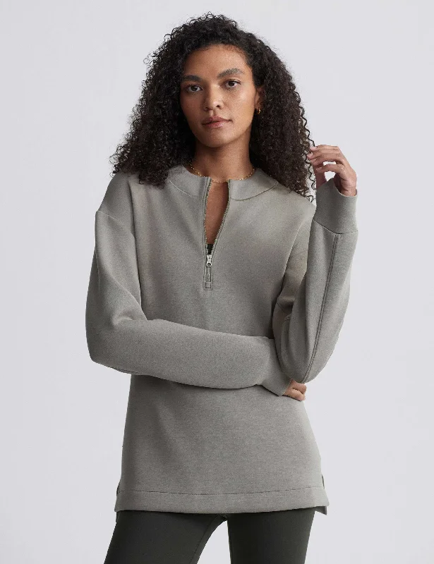 Fresh Styles, Fresh Deals Cleo Half-Zip Midlayer - Gravity Sage