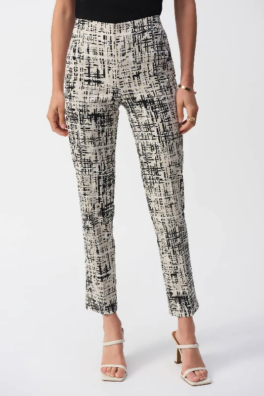 Affordable Online Boutiques Joseph Ribkoff - Millennium Abstract Slim Fit Pant